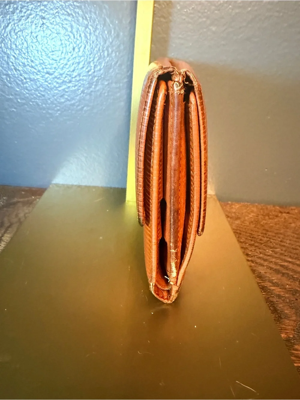 Louis Vuitton Orange Epi Fold Wallet